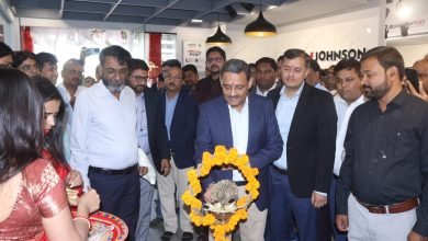 Johnson's new showroom opens.