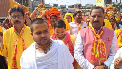 Kalash Yatra taken out for Ram Katha