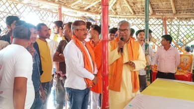 Grand Shobha Yatra organized by Bajrang Dal on Shri Hanuman Janmotsav